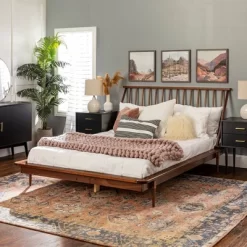 Boho Solid Wood Spindle Platform Bed - Saracina Home 28 Boho Solid Wood Spindle Platform Bed - Saracina Home -Online Furniture Store GUEST a59e04b0 9472 44a4 aa47 43be053d19eb