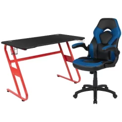 Flash Furniture Gaming Desk And Racing Chair Set With Cup Holder And Headphone Hook -Online Furniture Store GUEST a5ae6c76 f125 419b b9c2 9283f084e48e