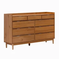 Mid-Century Modern Solid Wood 9 Drawer Horizontal Dresser - Saracina Home -Online Furniture Store GUEST a5d5644c 70fb 4098 a150 33db6395ee8f