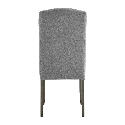 19" Set Of 2 Emily Side Chairs White/Gray - Steve Silver 3 19" Set Of 2 Emily Side Chairs White/Gray - Steve Silver - Image 3