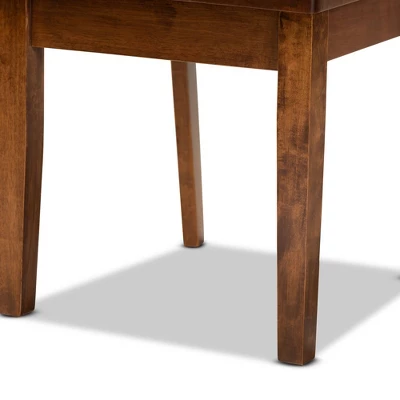 Caron Wood Dining Chair Set - Baxton Studio 4 Caron Wood Dining Chair Set - Baxton Studio - Image 4