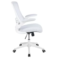 Flash Furniture Mid-Back White Mesh Swivel Ergonomic Task Office Chair With White Frame And Flip-Up Arms 21 Flash Furniture Mid-Back White Mesh Swivel Ergonomic Task Office Chair With White Frame And Flip-Up Arms -Online Furniture Store GUEST a8eca05b b3d0 4d7e b596 b43888653863