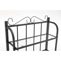 Praha Bakers Rack Black - Boraam -Online Furniture Store GUEST aad5a272 2bc9 4b27 b96c 606c49fc4bcb