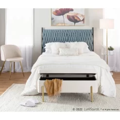 44" Daniella Storage Bench - LumiSource -Online Furniture Store GUEST ab94ac73 669b 4cb2 854c 1a84d9b6250a