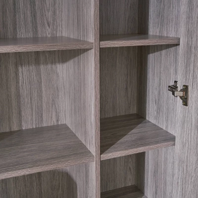 2pc Ellison Mid Century Modern Home Office Set Gray - Christopher Knight Home 4 2pc Ellison Mid Century Modern Home Office Set Gray - Christopher Knight Home - Image 4