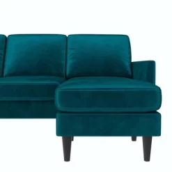 Winston Reversible Sofa Sectional Green Velvet - Mr. Kate -Online Furniture Store GUEST ac778ec8 740c 4ae2 a064 4cba9d99b6de