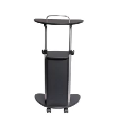 Sit To Stand Rolling Adjustable Height Laptop Cart With Storage Graphite - Techni Mobili -Online Furniture Store GUEST ad9a0abc c9cb 4231 bc92 b650b7b9c220