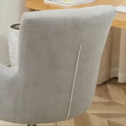 HOMCOM Mid Back Modern Home Office Chair With Tufted Button Design And Padded Armrests, Swivel Computer Desk Chair For Study Living Room Bedroom -Online Furniture Store GUEST ae6de05d 4b6f 44b2 8724 19e789ec64dc