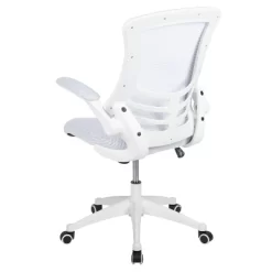 Flash Furniture Mid-Back White Mesh Swivel Ergonomic Task Office Chair With White Frame And Flip-Up Arms 20 Flash Furniture Mid-Back White Mesh Swivel Ergonomic Task Office Chair With White Frame And Flip-Up Arms -Online Furniture Store GUEST af1d5d5b db68 447c a975 a2bc96553ea2