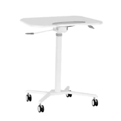 Sit To Stand Mobile Laptop Computer Stand With Height Adjustable White - Techni Mobili -Online Furniture Store GUEST aff41e04 b381 46d5 a53c 154df1394506