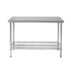 Commercial Grade Nsf Stainless Steel Top Work Table Chrome - Seville Classics -Online Furniture Store GUEST b0a0d035 74e5 4a19 bde8 a38219d99f6e