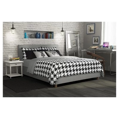 Full Melrose Upholstered Bed Gray - Room & Joy 2 Full Melrose Upholstered Bed Gray - Room & Joy - Image 2