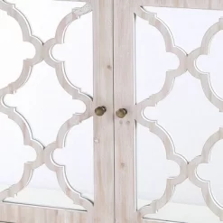 Two Door With Mirrored Front Storage Cabinet Whitewash - StyleCraft -Online Furniture Store GUEST b1d0605d 6984 497d 9dec 951b9d496f25