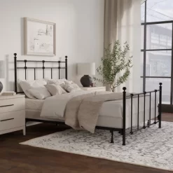 ELuxury Dexter Metal Modern Farmhouse And Footboard -Online Furniture Store GUEST b1d4d571 c354 4305 a652 84b7d827ac93