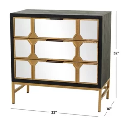 Glam Mirrored Wood Chest - Olivia & May -Online Furniture Store GUEST b1e14e3c 4009 40a3 963c 444b3f6b5a4a