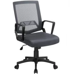 Yaheetech Adjustable Mid-Back Office Chair Computer Chair With Wheels -Online Furniture Store GUEST b215c78a 3a59 4b33 b585 1e7f67b77c0b