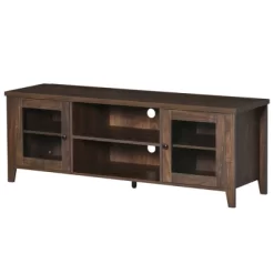 HOMCOM Modern TV Stand, Entertainment Center With Shelves And Cabinets For Flatscreen TVs Up To 60" For Bedroom, Living Room, Coffee -Online Furniture Store GUEST b238c91f 3a37 4272 a48a f6dc7f13366f