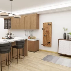 Rustic Wood Wall Wine Rack Brown - Olivia & May -Online Furniture Store GUEST b28ed1e1 b40c 42d2 a887 c14cacad6e3d