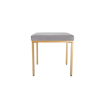 18" Square Metal Ottoman - WOVENBYRD 6 18" Square Metal Ottoman - WOVENBYRD - Image 6