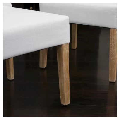 2ct Dinah Roll Top Fabric Dining Chair Set - Christopher Knight Home 1 2ct Dinah Roll Top Fabric Dining Chair Set - Christopher Knight Home