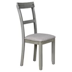 5 PCS Classic Dining Table Set With 4 Upholstered Chairs-ModernLuxe 21 5 PCS Classic Dining Table Set With 4 Upholstered Chairs-ModernLuxe -Online Furniture Store GUEST b4e4f9d1 5de6 461c 8539 efa7181e3a15