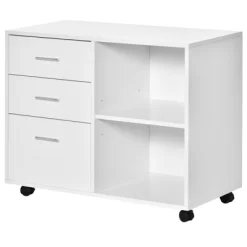 HOMCOM 3 Drawer Printer Stand, Mobile Lateral File Cabinet With 2 Storage Shelves For Home Office 11 HOMCOM 3 Drawer Printer Stand, Mobile Lateral File Cabinet With 2 Storage Shelves For Home Office -Online Furniture Store GUEST b53c20ff 30e7 4fad ae23 260ea6f99d87