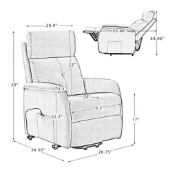 Set Of 2 Gina Mid-century Power Remote Recliner With Metal Base | ARTFUL LIVING DESIGN -Online Furniture Store GUEST b627bffb 986f 48fb 85af d90f43f52ca5