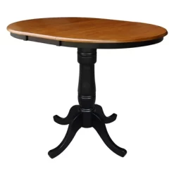 36" Round Counter Height Dining Table With 12" Leaf - International Concepts 15 36" Round Counter Height Dining Table With 12" Leaf - International Concepts -Online Furniture Store GUEST b64b8625 0728 4e9e 9e8d ca2df7f5668c