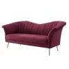 80" Callista Sofa Red Velvet - Acme Furniture