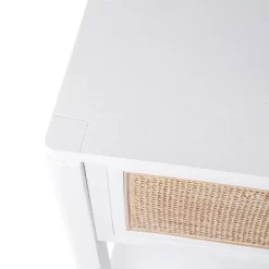 Sydney Side Table White/Tan - East At Main -Online Furniture Store GUEST b7f9423b 94a2 4c68 a826 38c619a6655d