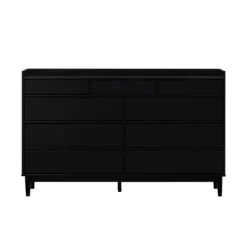 Mid-Century Modern Solid Wood 9 Drawer Horizontal Dresser - Saracina Home -Online Furniture Store GUEST b8326513 d1f9 4b66 aa98 cbcef4c3e0c3