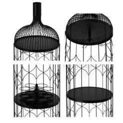 Vintiquewise Creative Bottle Shaped Black Wine Holder Rack Holder For Dining Room, Office, And Entryway 11 Vintiquewise Creative Bottle Shaped Black Wine Holder Rack Holder For Dining Room, Office, And Entryway -Online Furniture Store GUEST b84c52fe 21ae 46e3 9fd7 72fc065ecb00