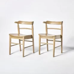 2pk Kaysville Curved Back Wood Dining Chair - Threshold™ Designed With Studio McGee -Online Furniture Store GUEST b8859535 25d6 44f9 9ed4 882e7bed9037