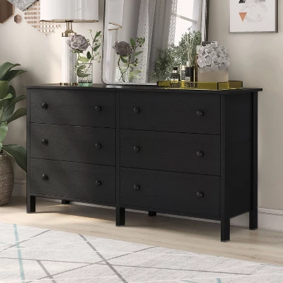 Cooyal 6 Drawer Dresser - MiBasics 4 Cooyal 6 Drawer Dresser - MiBasics - Image 4