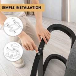 Costway Rocking Kneeling Chair Ergonomic Posture Correcting Back Pain Padded Cushion -Online Furniture Store GUEST b9985b89 cb58 4b3b 9393 1bd41e057532