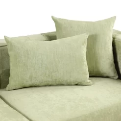 80.5" Modern Upholstered Sofa With Golden Metal Legs And 4 Pillows-ModernLuxe 26 80.5" Modern Upholstered Sofa With Golden Metal Legs And 4 Pillows-ModernLuxe -Online Furniture Store GUEST b99afd5b 243e 44a8 9ccd 6f09edfb513a