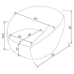 Swivel Accent Chair - Room Essentials™ -Online Furniture Store GUEST ba44349c 1ec8 4fc6 a351 c93a6f2267d2