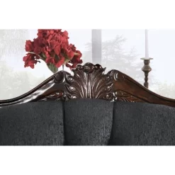Sunnyslope Button Tufted Loveseat Black - Furniture Of America -Online Furniture Store GUEST ba553a77 409f 4f47 ba4c daedafe37c26
