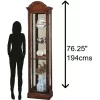 Howard Miller 680145 Howard Miller Gilmore Curio Cabinet 680145 Windsor Cherry