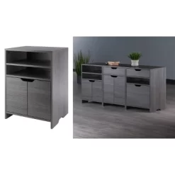 Nova Open Shelf Storage Cabinet - Winsome -Online Furniture Store GUEST bb17adff c038 459d a9aa efb5270b9761