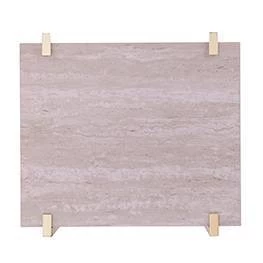 Amelia Square Faux Marble End Table With Storage Brass - Aiden Lane 3 Amelia Square Faux Marble End Table With Storage Brass - Aiden Lane - Image 3