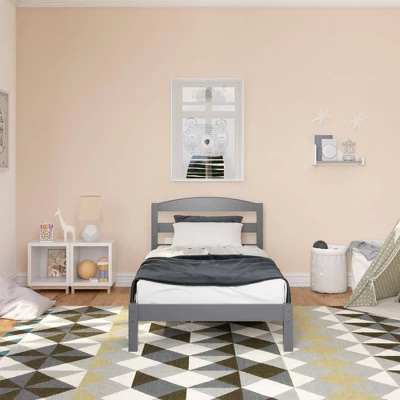 Twin Alto Bed Gray - Dorel Living 2 Twin Alto Bed Gray - Dorel Living - Image 2