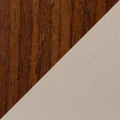 Set Of 2 Pino Upholstered Barstools Cream/Walnut - Lumisource -Online Furniture Store GUEST bbbfd99c 57af 407f 8d4b 5c9e8b9a3ae3