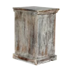 Tijeras Handcrafted Boho Mango Wood Nightstand Distressed White - Christopher Knight Home -Online Furniture Store GUEST bc3096f4 0521 42e1 a7b2 b21d0e5710b1