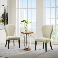 Set Of 2 Savoy Upholstered Dining Armless Chairs - Alaterre Furniture -Online Furniture Store GUEST bd1d7b64 5a81 4c39 9bae 7dcbd3c3e90b