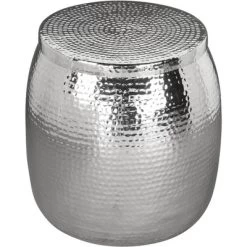 Winston Side Table Aluminum Silver - ZM Home