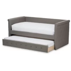 Twin Alena Modern And Contemporary Fabric Daybed With Trundle - Baxton Studio -Online Furniture Store GUEST bdbaec9b fad4 4db6 8ca3 ed9950f843c4