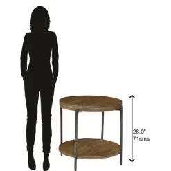 Hekman 23704 Hekman Round Side Table 2-3702 Bedford