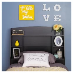 Twin Astrid Headboard With Bookcase - Prepac -Online Furniture Store GUEST bf203855 50af 4552 bad8 3f7e74f7b61d