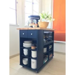 Boston Kitchen Cart - Angelo:HOME -Online Furniture Store GUEST bf44e023 5ea0 4b4a 8790 f00f1b06a924
